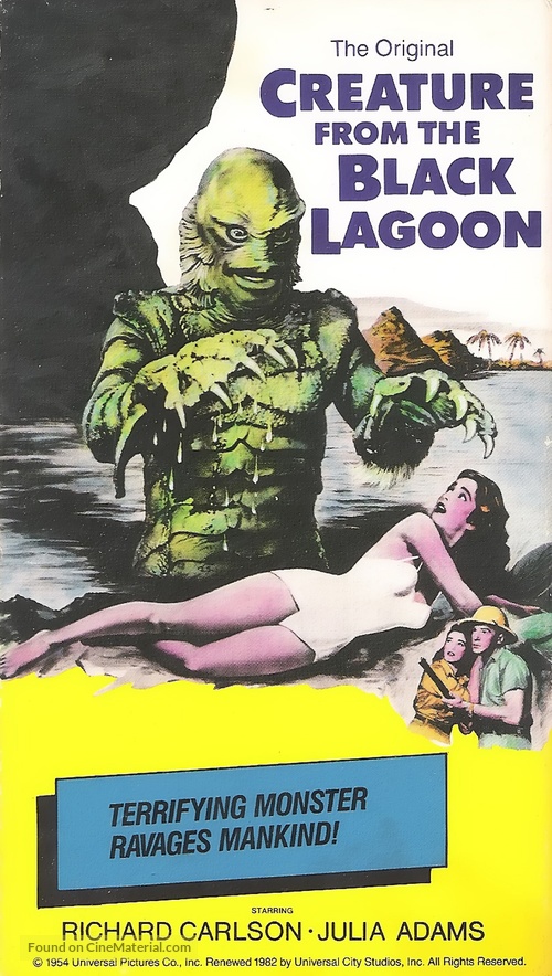 Creature from the Black Lagoon - VHS movie cover