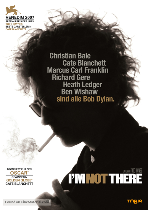 I&#039;m Not There - German DVD movie cover