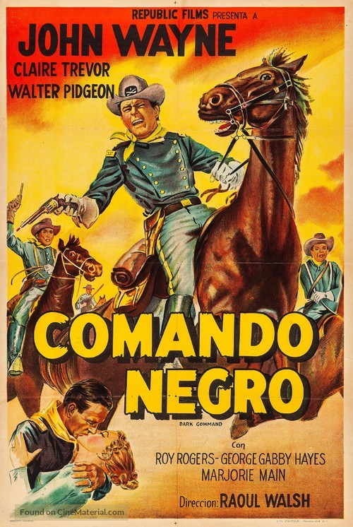 Dark Command - Argentinian Movie Poster