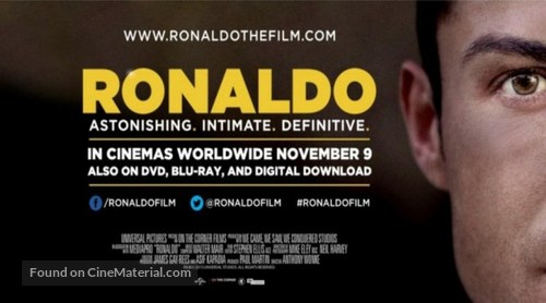 Ronaldo - British Video release movie poster