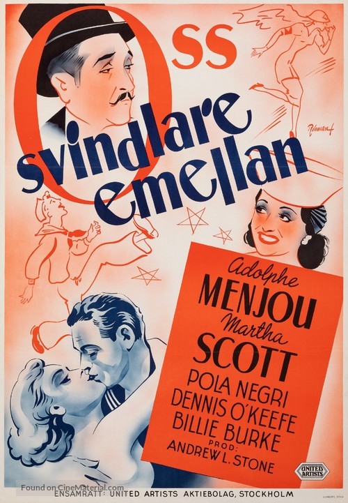 Hi Diddle Diddle - Swedish Movie Poster