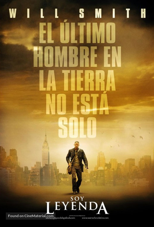 I Am Legend - Mexican Movie Poster