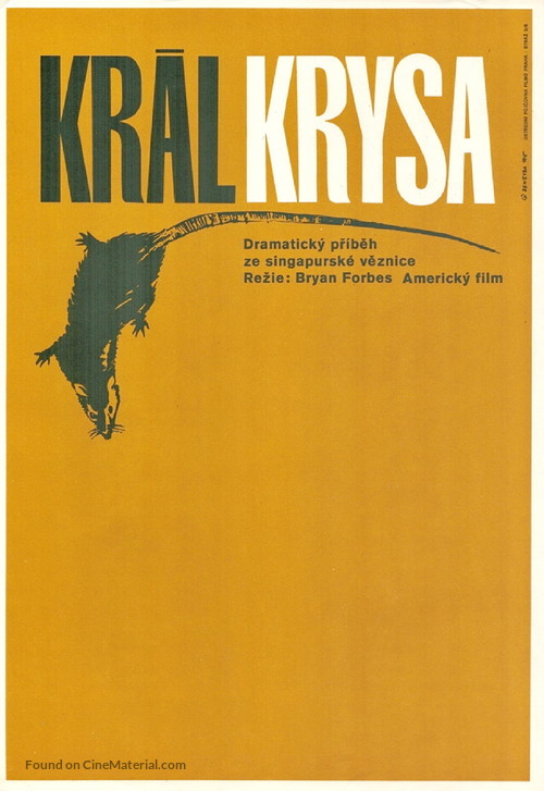 King Rat - Czech Movie Poster