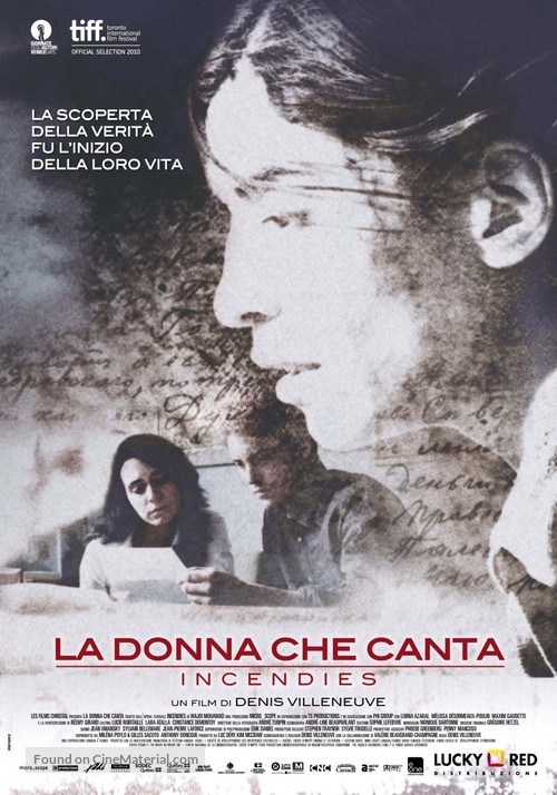 Incendies - Italian Movie Poster