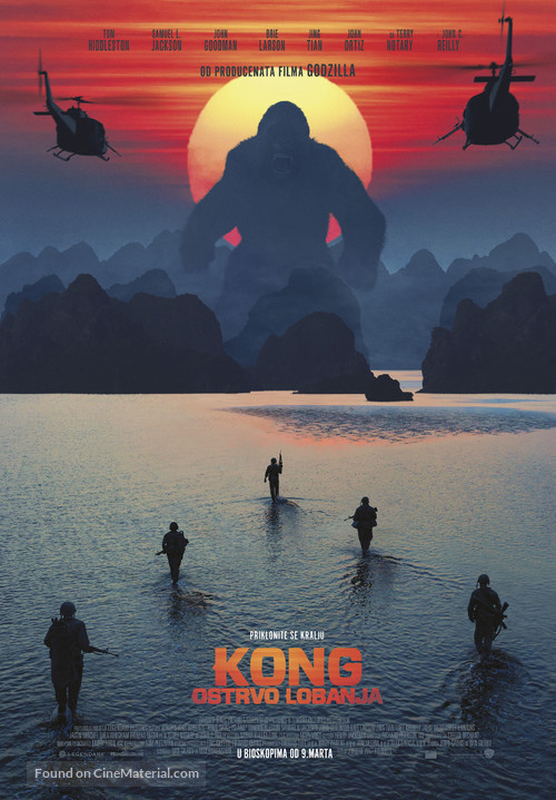 Kong: Skull Island - Serbian Movie Poster