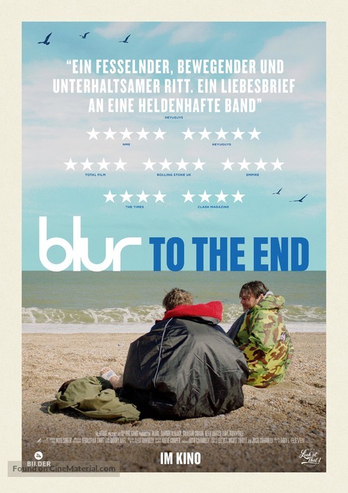 Blur: To the End - German Movie Poster