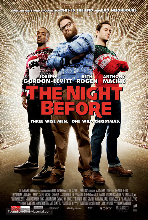 The Night Before - Australian Movie Poster