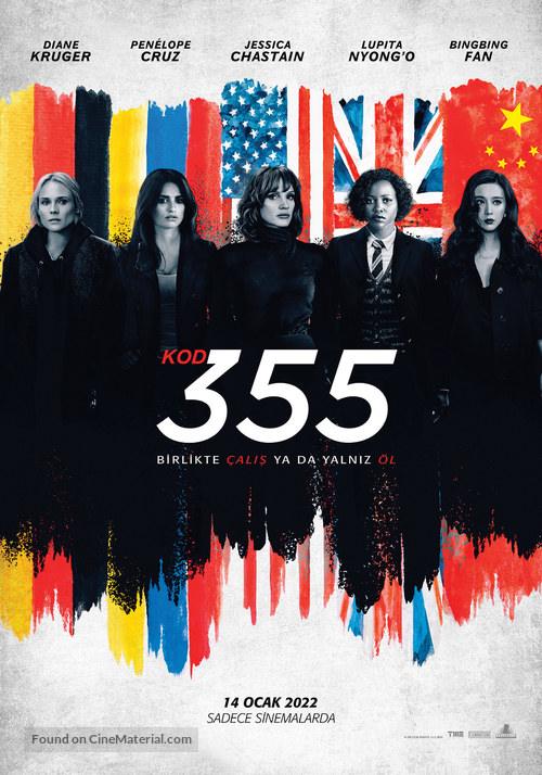 The 355 - Turkish Movie Poster