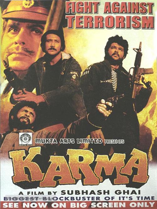 Karma - Indian Movie Poster