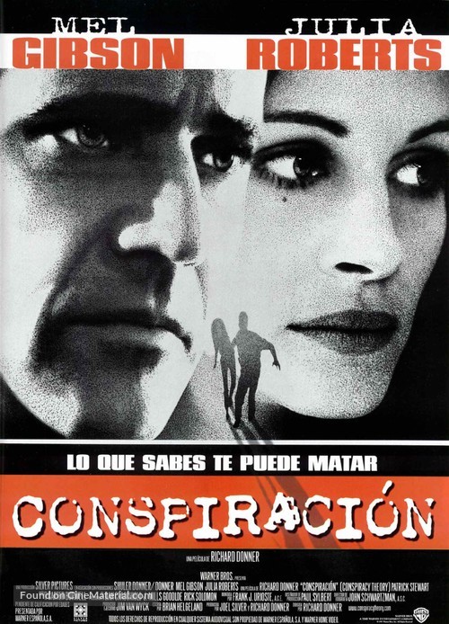 Conspiracy Theory - Spanish Movie Poster