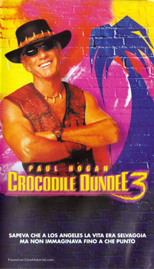 Crocodile Dundee in Los Angeles - Italian Movie Poster