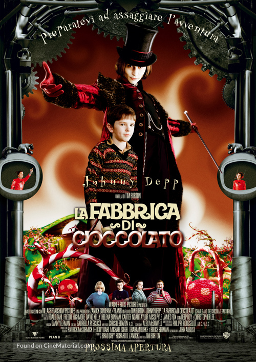 Charlie and the Chocolate Factory - Italian Movie Poster