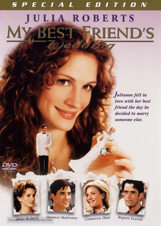 My Best Friend's Wedding (1997) dvd movie cover