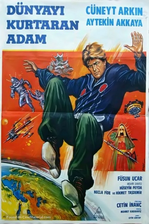 D&uuml;nyayi kurtaran adam - Turkish Movie Poster