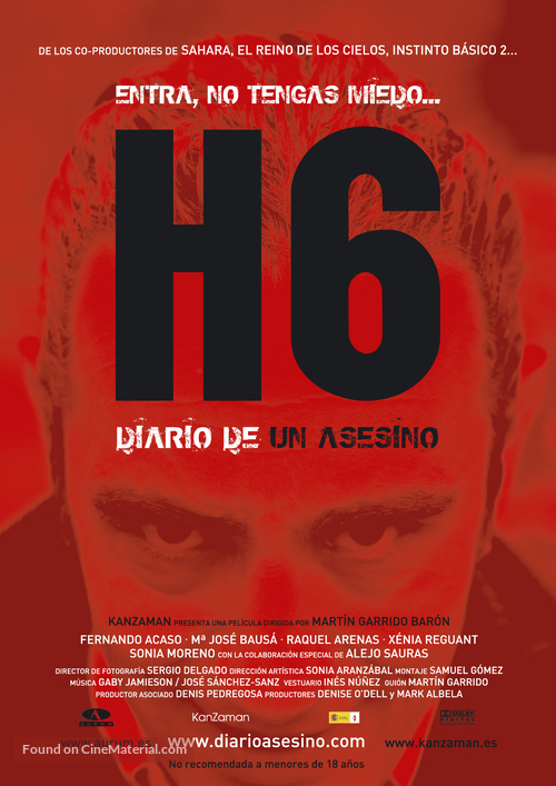 H6: Diario de un asesino - Spanish Movie Poster