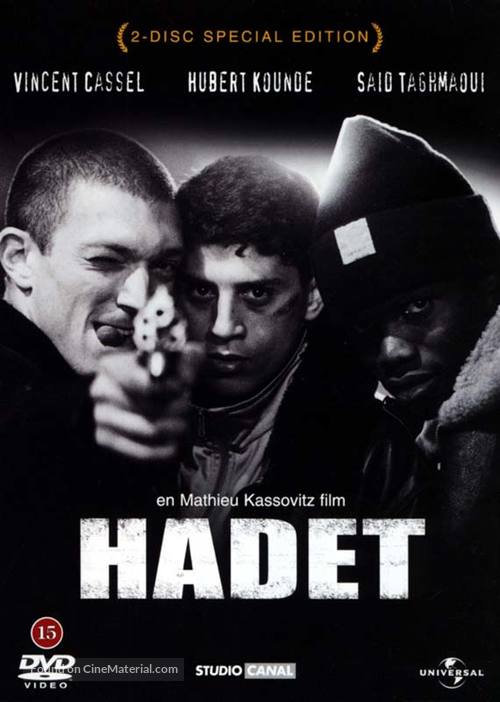 La haine - Danish Movie Cover