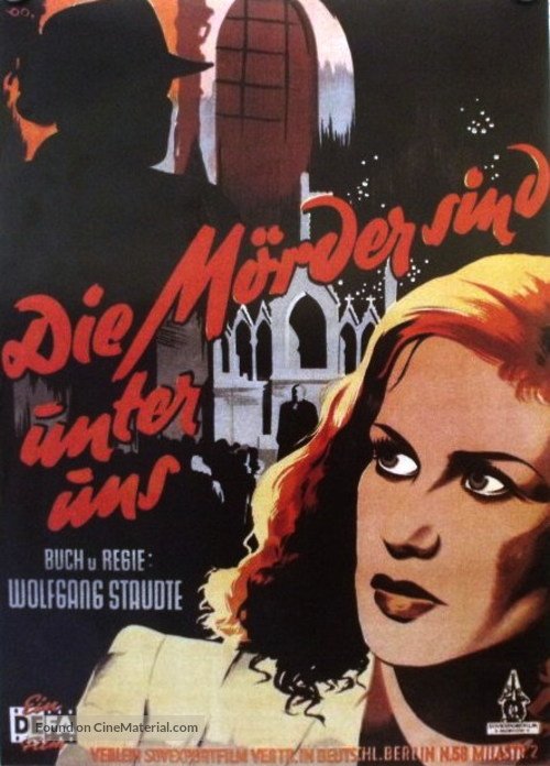 Die M&ouml;rder sind unter uns - German Movie Poster