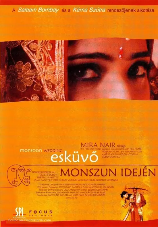 Monsoon Wedding - Hungarian Movie Poster