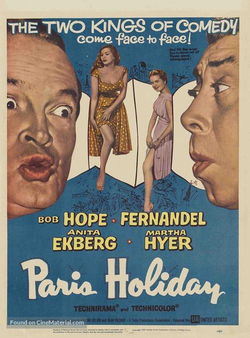 Paris Holiday - French Movie Poster