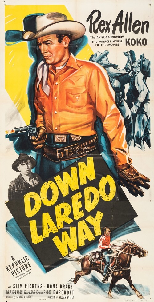 Down Laredo Way - Movie Poster