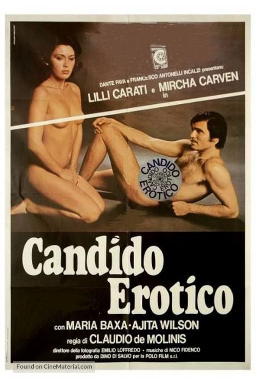 Candido erotico - Italian Movie Poster