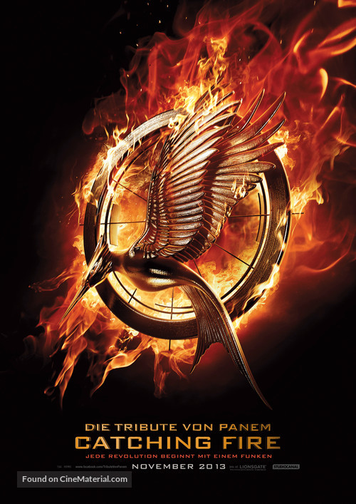 The Hunger Games: Catching Fire - German Movie Poster