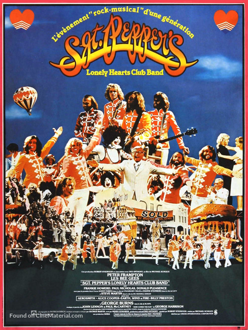Sgt. Pepper&#039;s Lonely Hearts Club Band - French Movie Poster