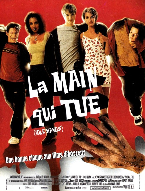 Idle Hands - French Movie Poster