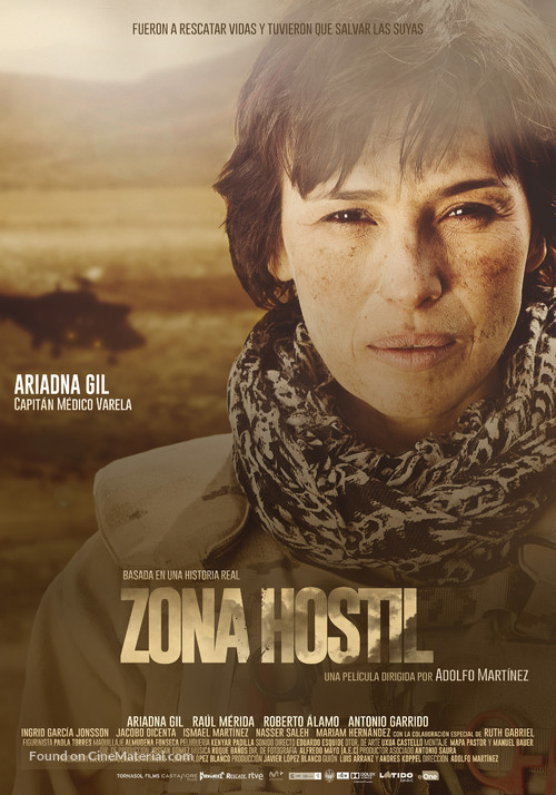 Zona hostil - Spanish Movie Poster