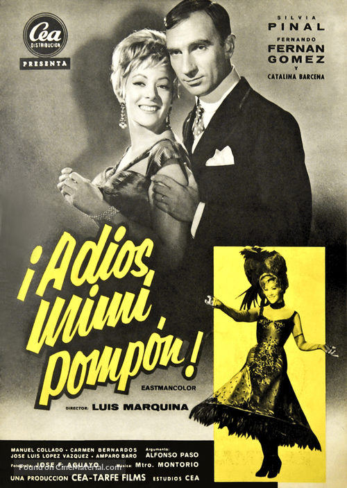 Adi&oacute;s, Mim&iacute; Pomp&oacute;n - Spanish Movie Poster