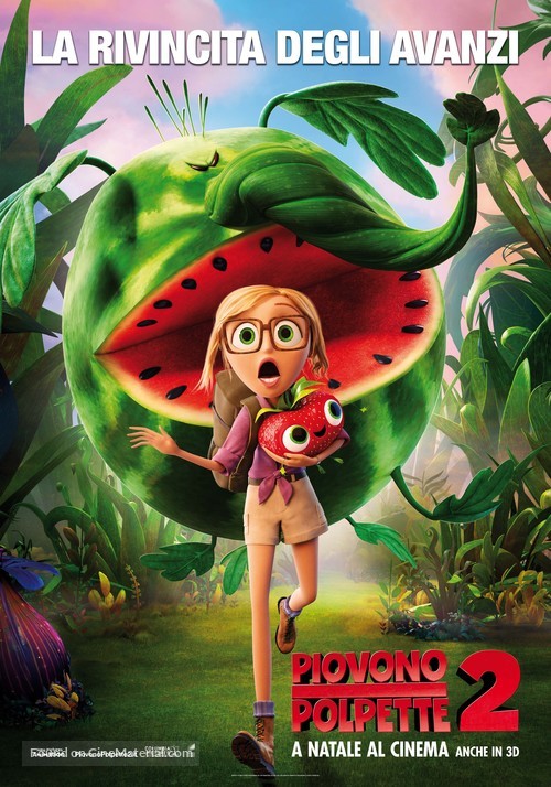 Cloudy with a Chance of Meatballs 2 - Italian Movie Poster