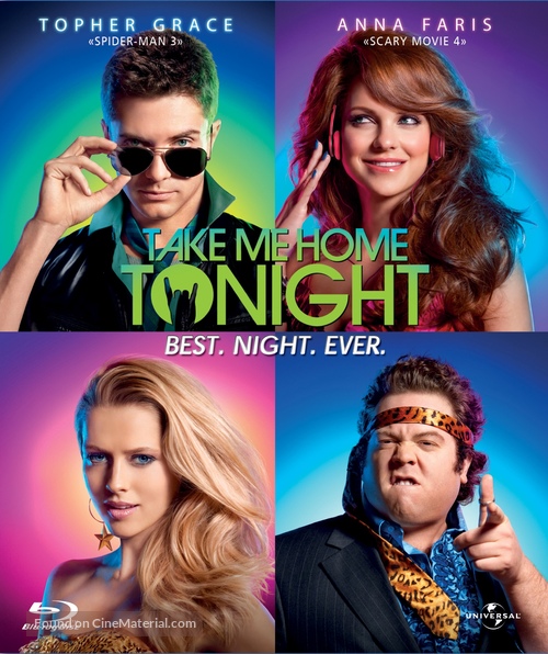 Take Me Home Tonight - Blu-Ray movie cover