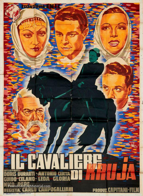 Cavaliere di Kruja, Il - Italian Movie Poster