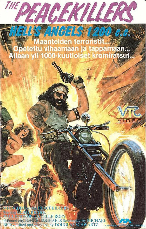 The Peace Killers - Finnish VHS movie cover