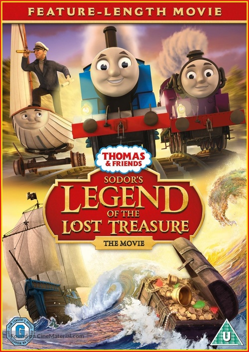 Thomas &amp; Friends: Sodor&#039;s Legend of the Lost Treasure - British DVD movie cover