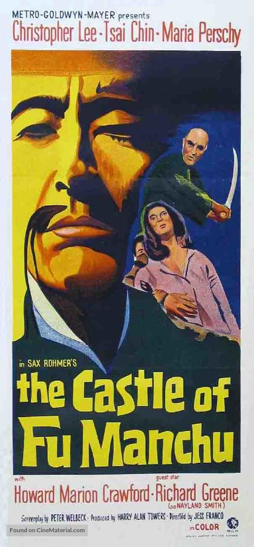 The Castle of Fu Manchu - Australian Movie Poster