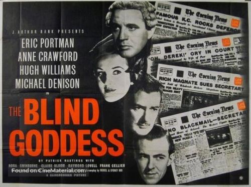 The Blind Goddess - British Movie Poster