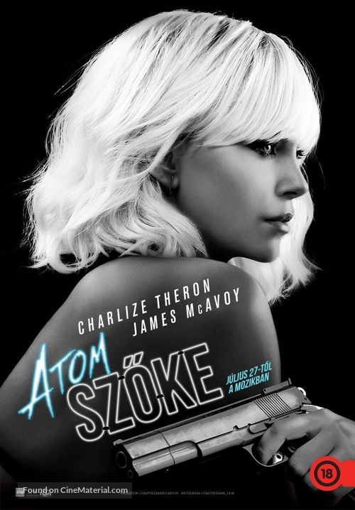Atomic Blonde - Hungarian Movie Poster