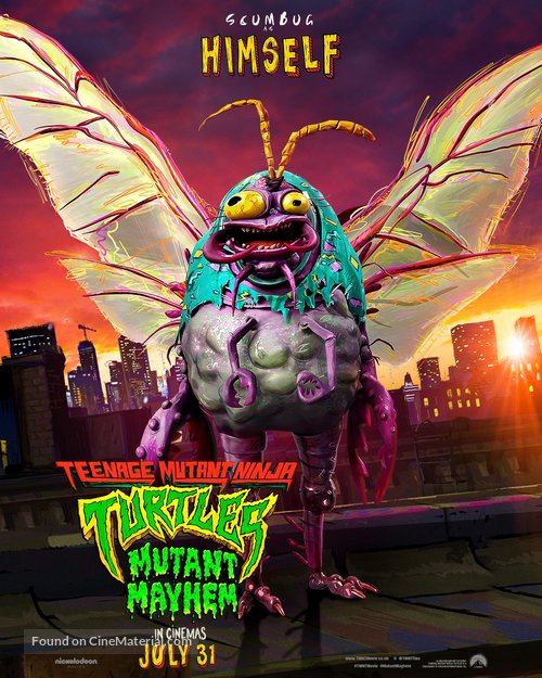 Teenage Mutant Ninja Turtles: Mutant Mayhem - British Movie Poster