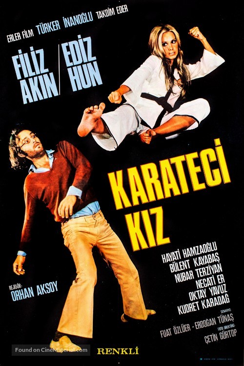 Karateci Kiz - Turkish Movie Poster