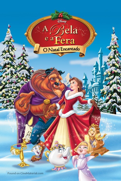 Beauty and the Beast: The Enchanted Christmas - Brazilian Movie Cover