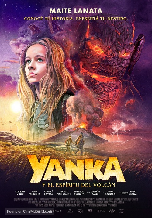 Yanka y el esp&iacute;ritu del volc&aacute;n - Argentinian Movie Poster