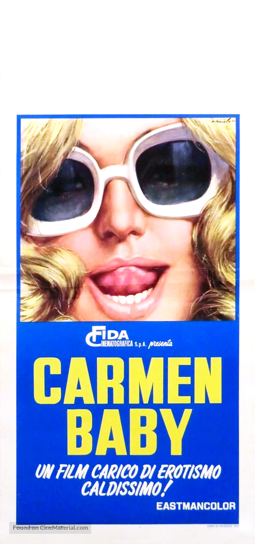 Carmen, Baby - Italian Movie Poster
