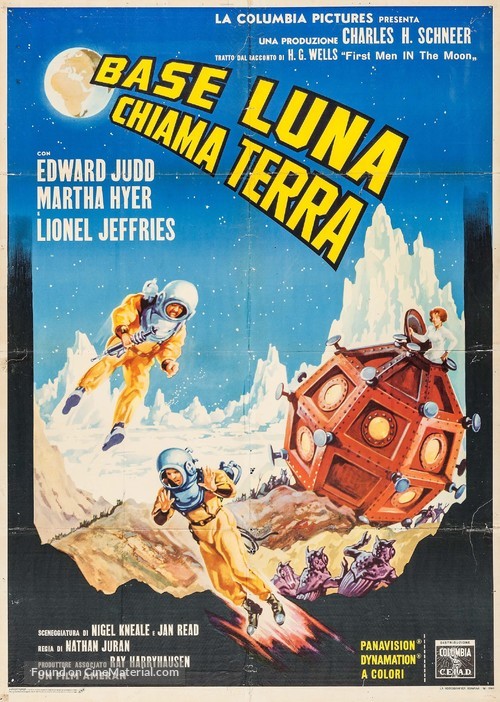 First Men in the Moon - Italian Movie Poster