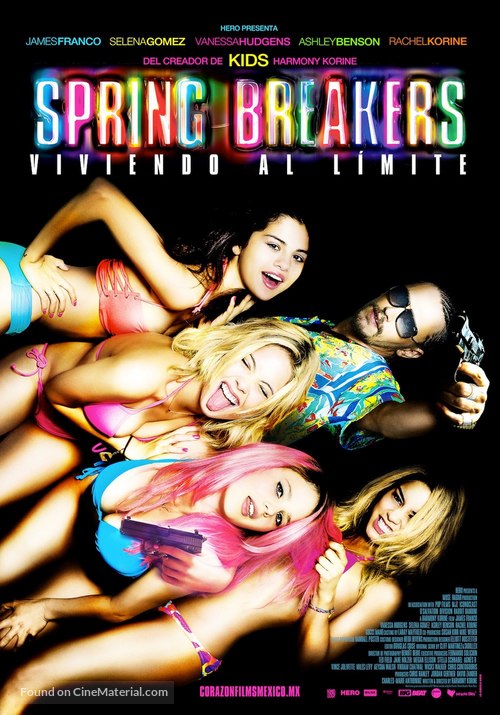 Spring Breakers - Mexican Movie Poster
