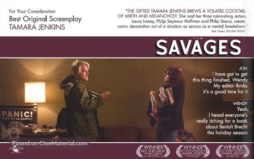 The Savages - For your consideration movie poster