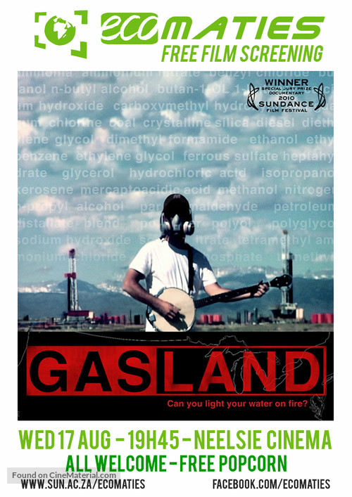 GasLand - New Zealand Movie Poster