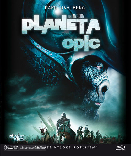 Planet of the Apes - Czech Blu-Ray movie cover