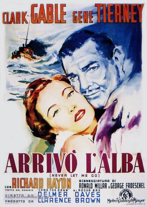 Never Let Me Go - Italian Movie Poster