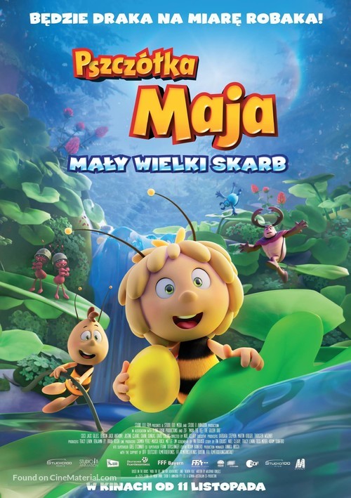 Maya the Bee 3: The Golden Orb - Polish Movie Poster